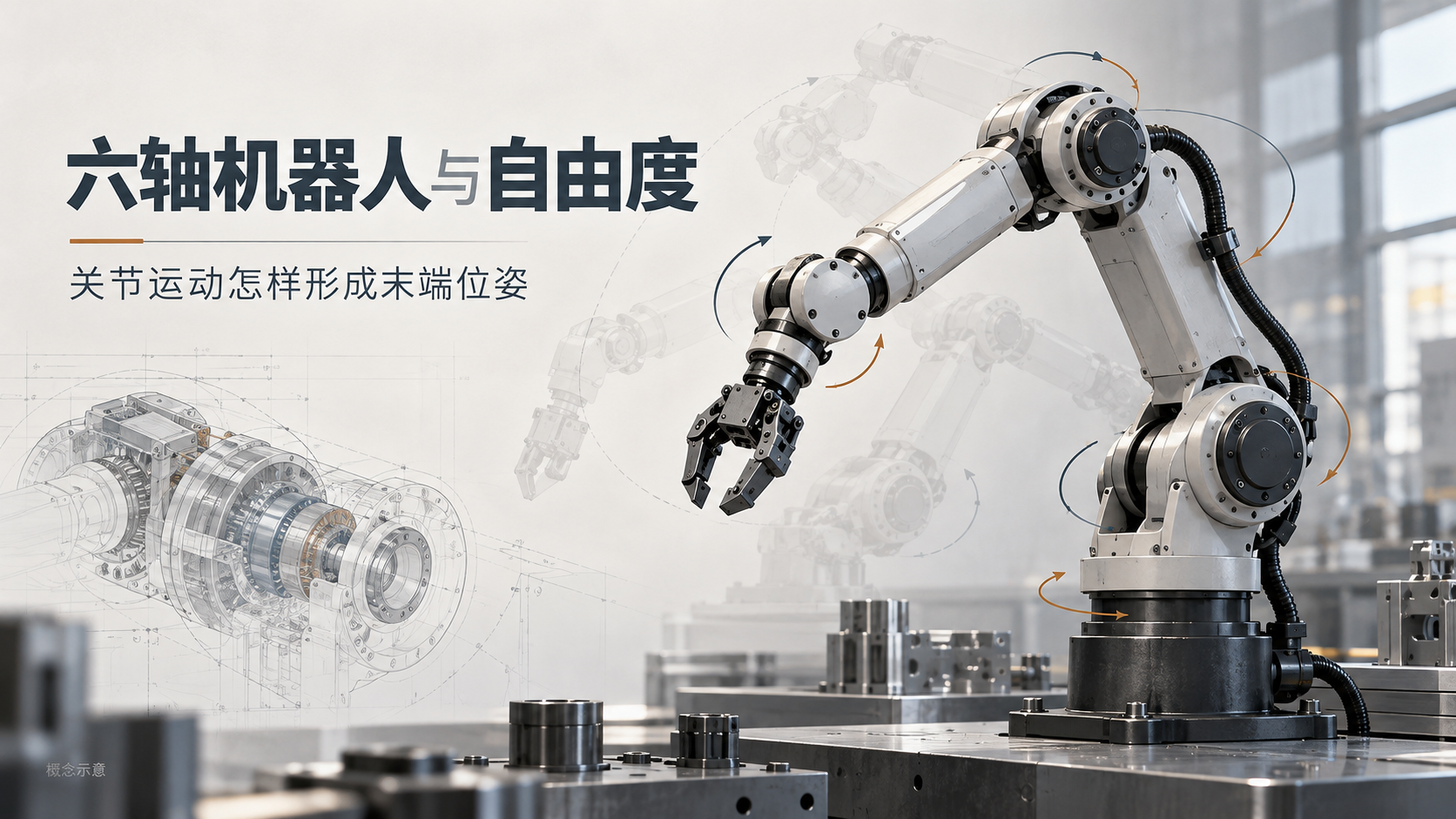机器人自由度是什么？六轴机器人的每个轴控制什么