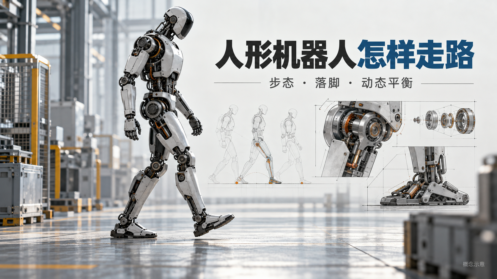 人形机器人怎么走路？双足步态与平衡控制