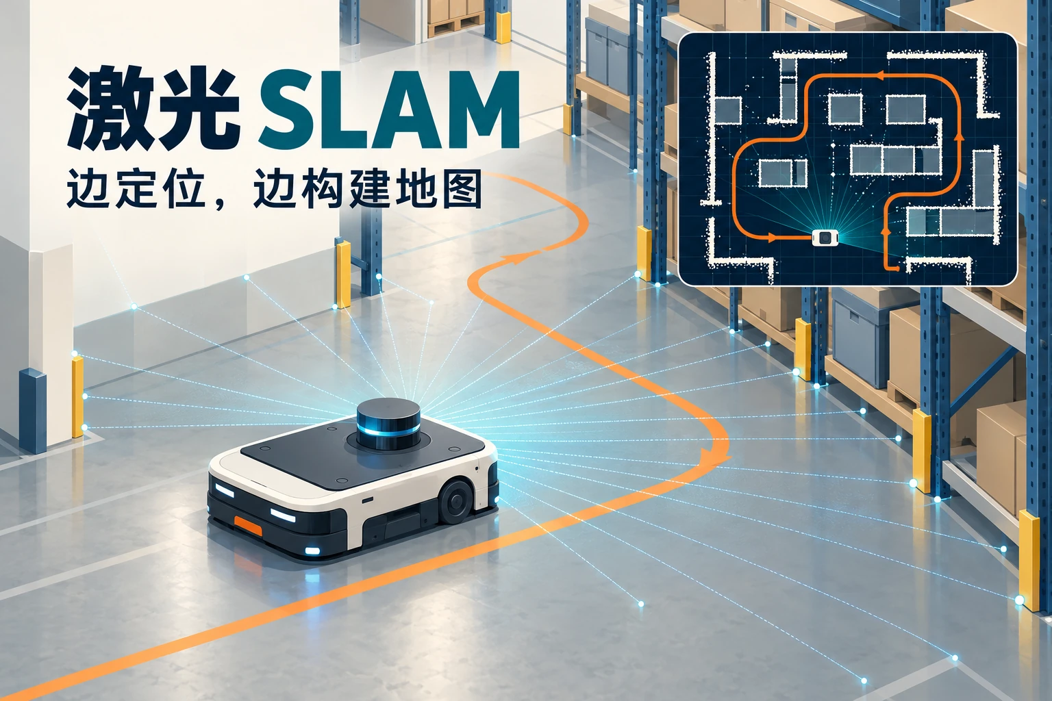 激光SLAM是什么？移动机器人建图与定位原理