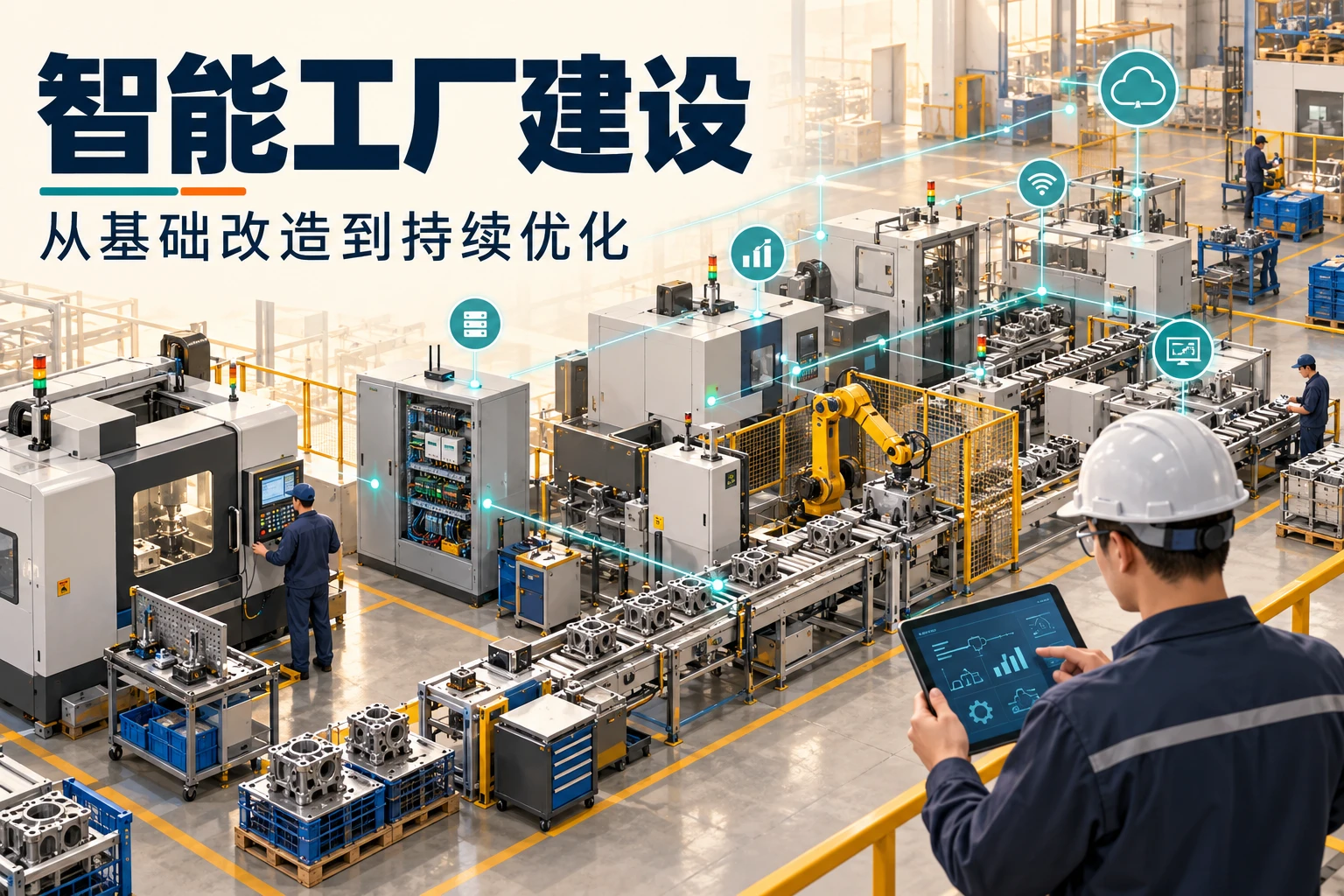 智能工厂建设分几个阶段？从自动化到数字化的实施路径