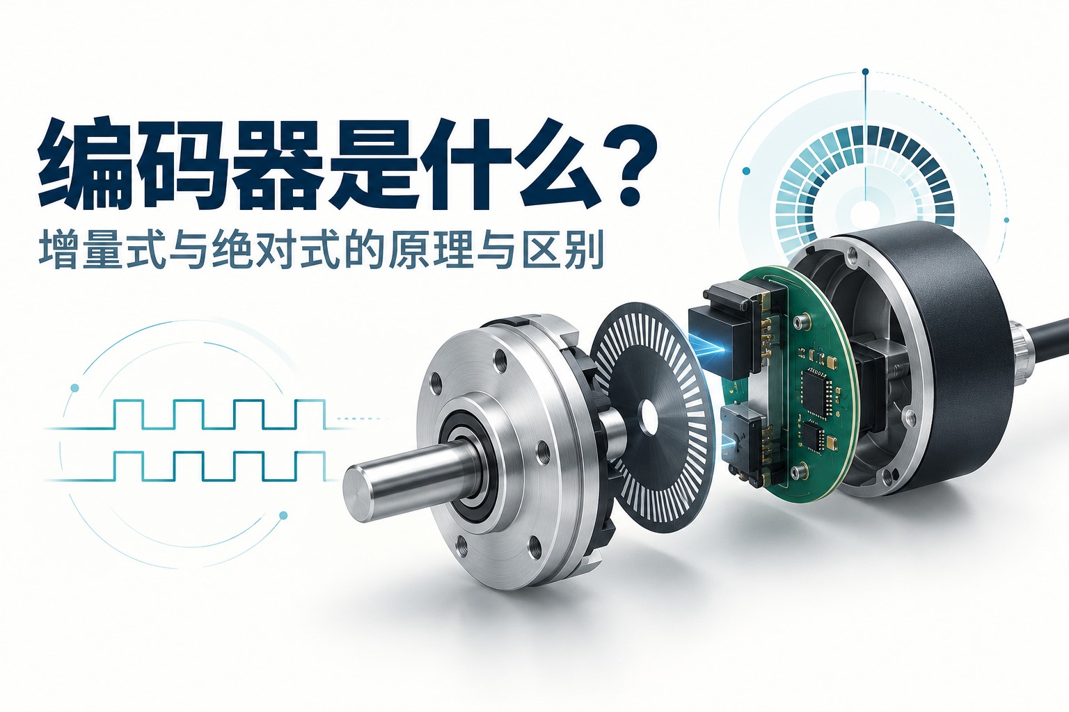 编码器是什么？增量式与绝对式编码器的原理与区别