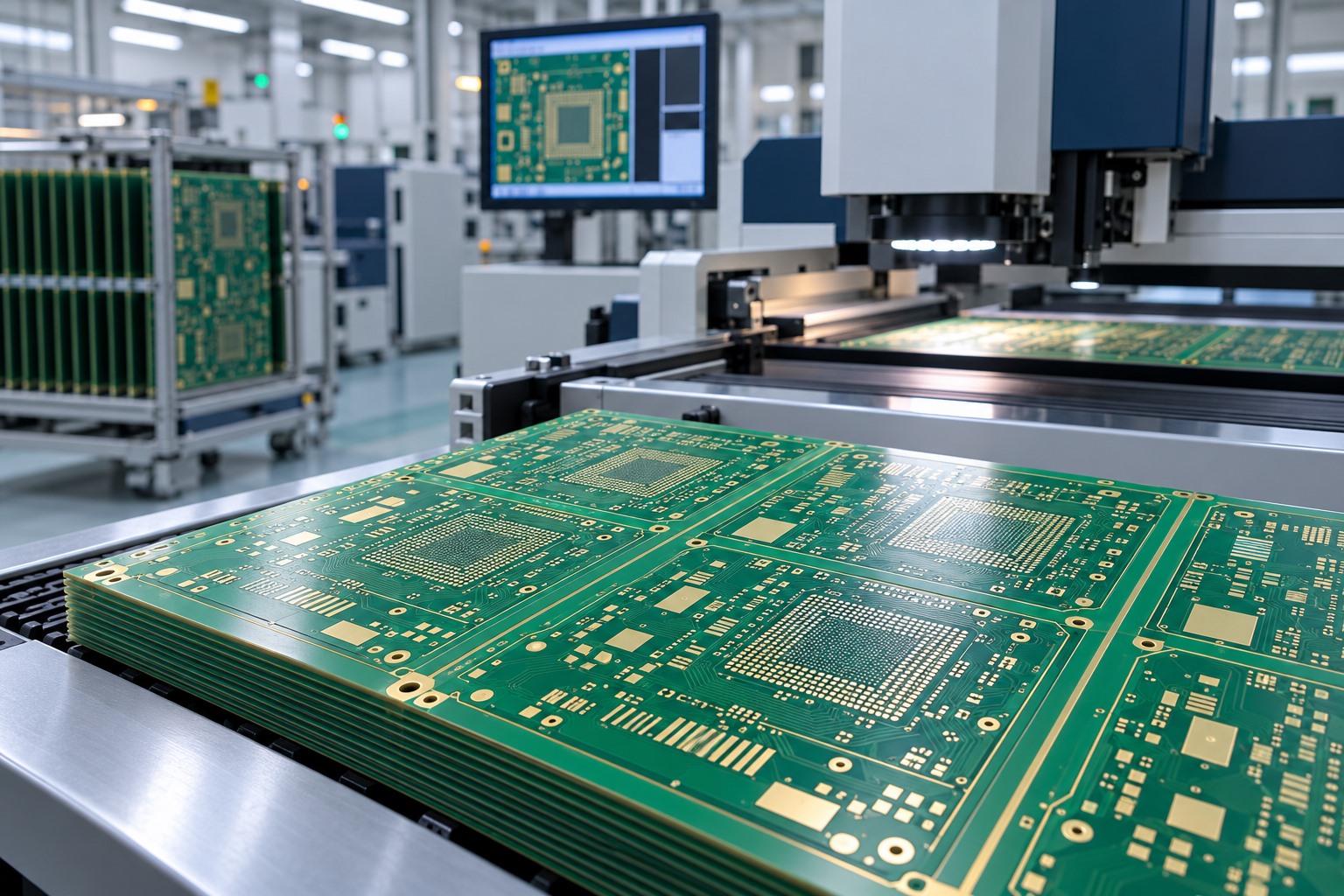 PCB制造工艺流程详解：从开料到成品检测