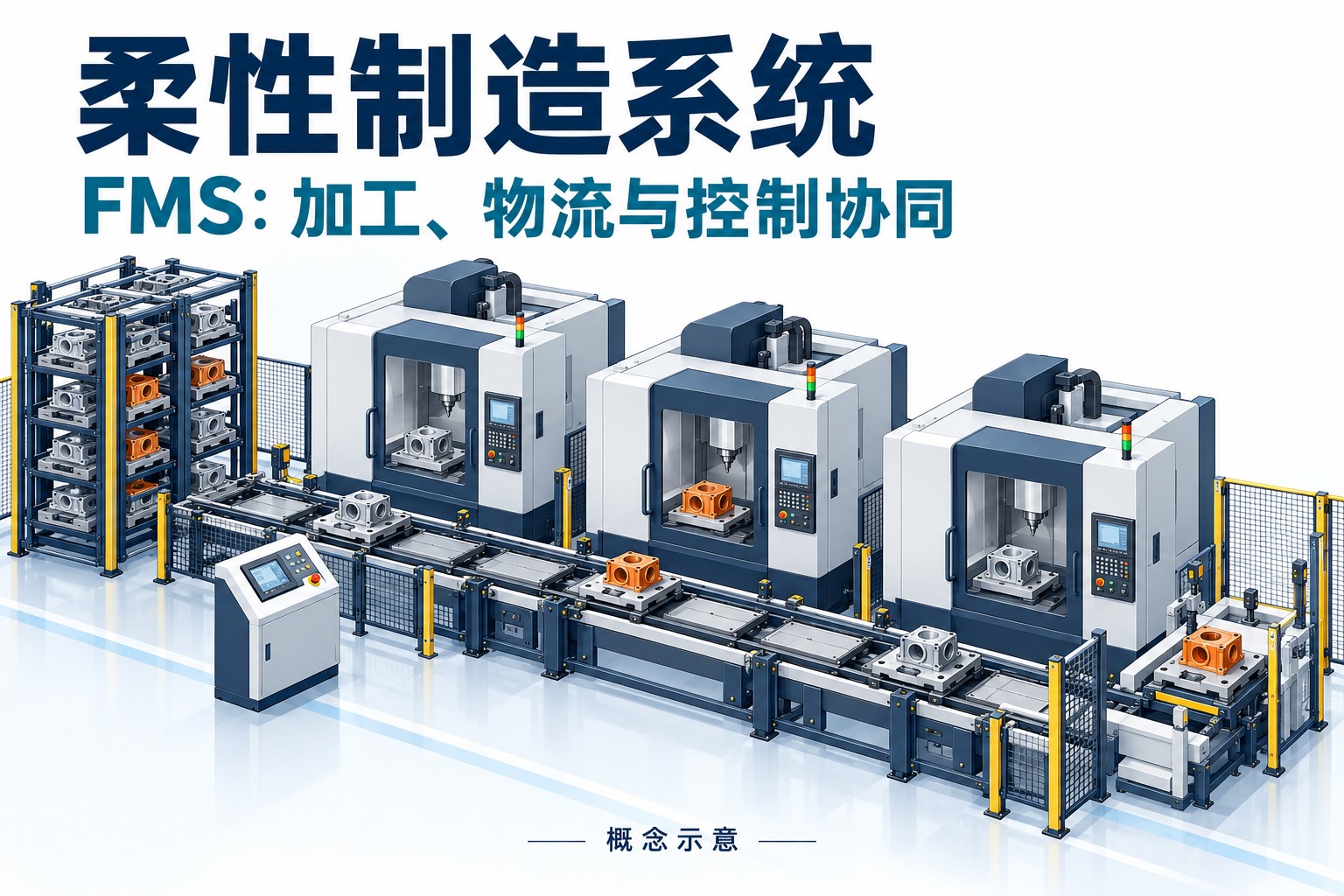 柔性制造系统是什么？FMS的组成、工作原理与适用场景