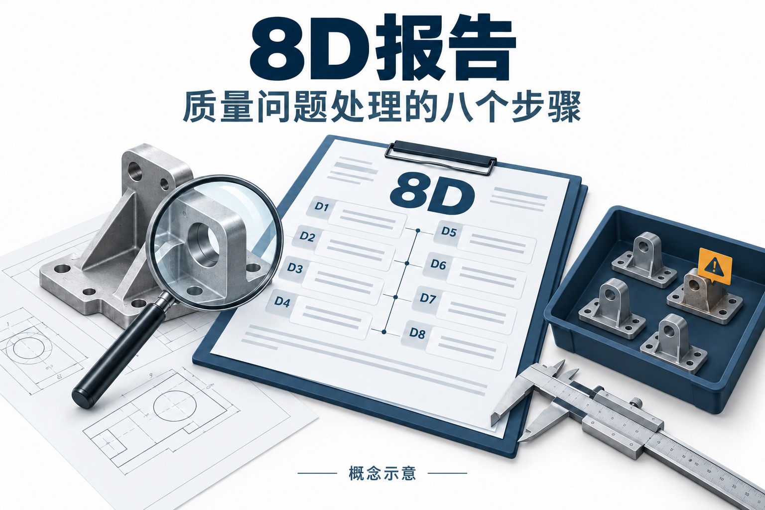 8D报告是什么？质量问题处理的八个步骤与案例