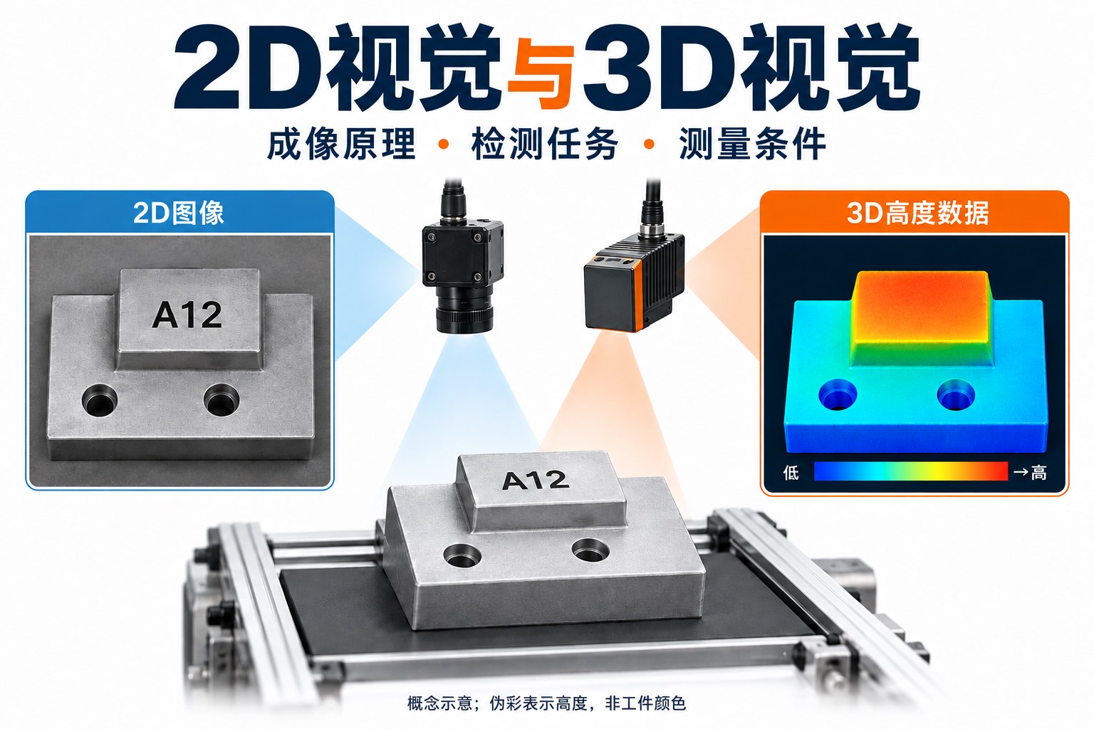 2D视觉和3D视觉有什么区别？成像原理与应用场景