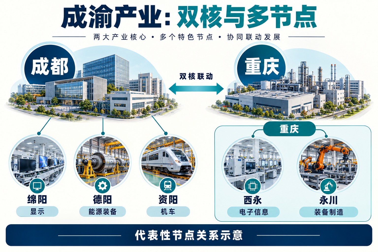 成渝地区产业布局：电子信息与装备制造的分工